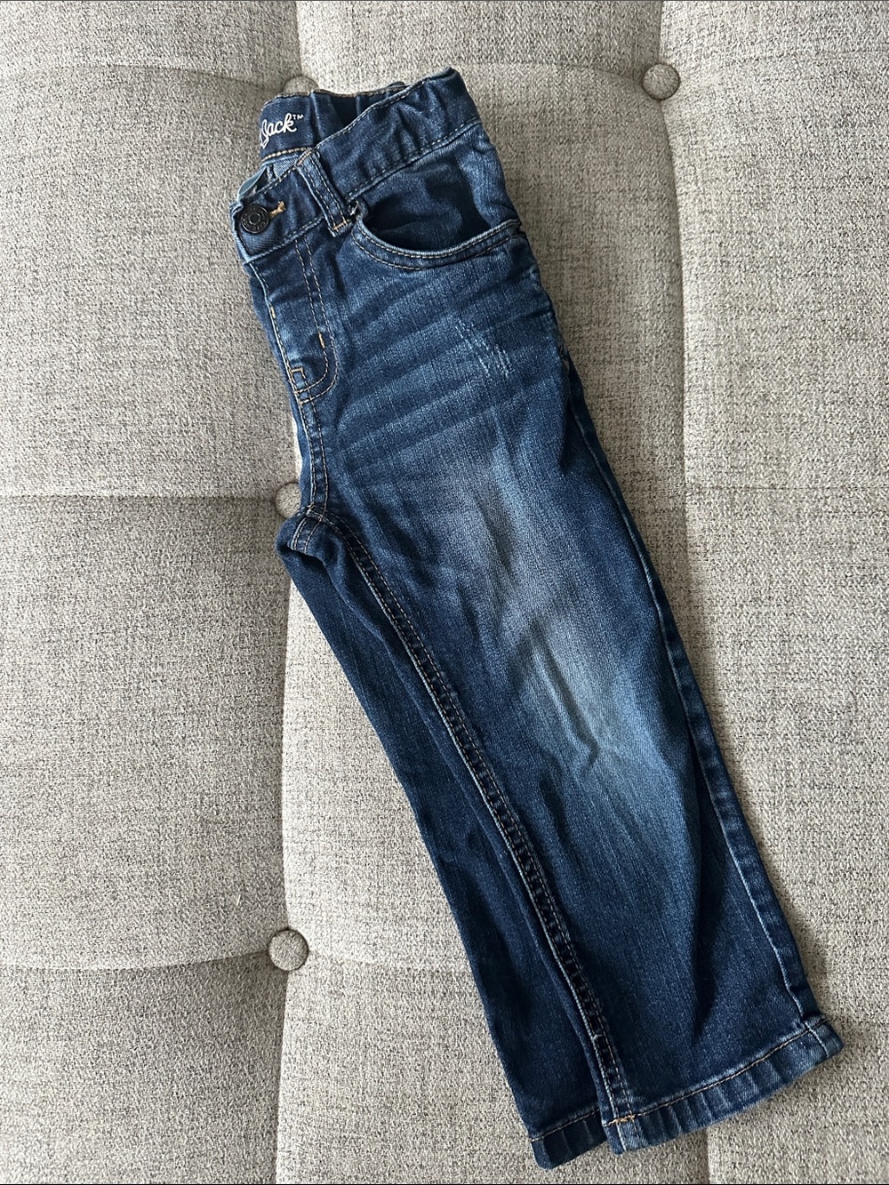 Kids Cat & Jack Dark Blue Slim Straight Jeans